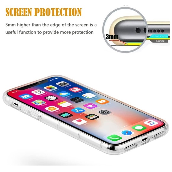 NEW iPhoneX RoseGold Marble Hybrid Protective Case - Picture 5 of 8